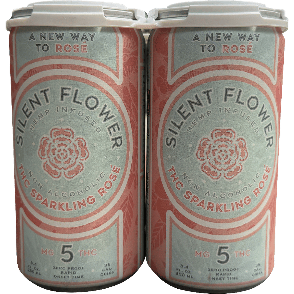 Silent Flower THC 5mg Sparkling Rose