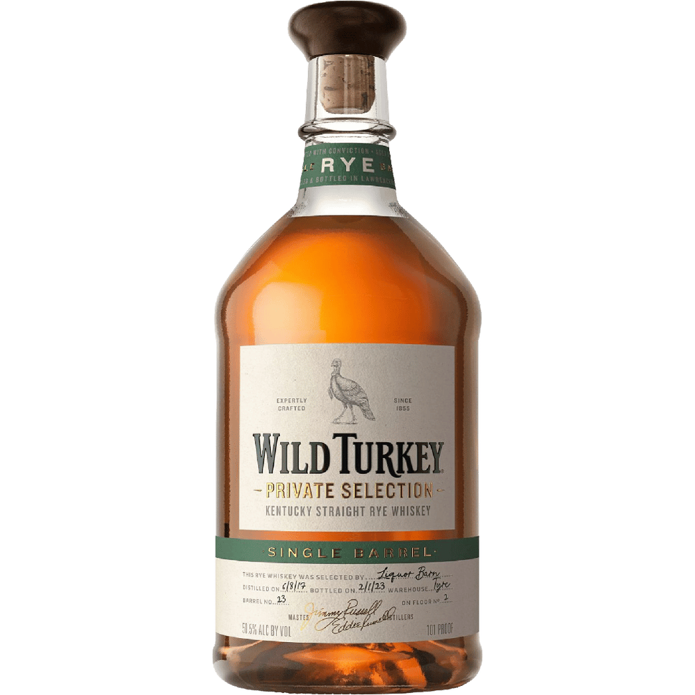Wild Turkey Private Selection Kentucky Straight Rye Whiskey