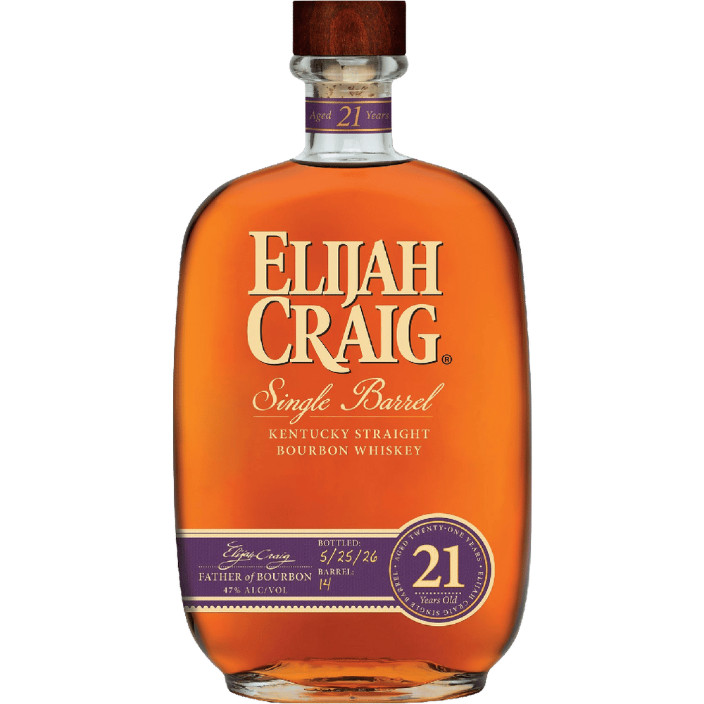 Elijah Craig 21 Year Single Barrel Bourbon