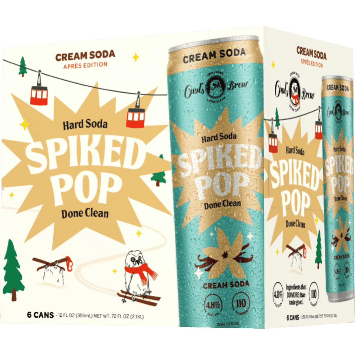 Owl's Brew Spiked Pop Cream Soda