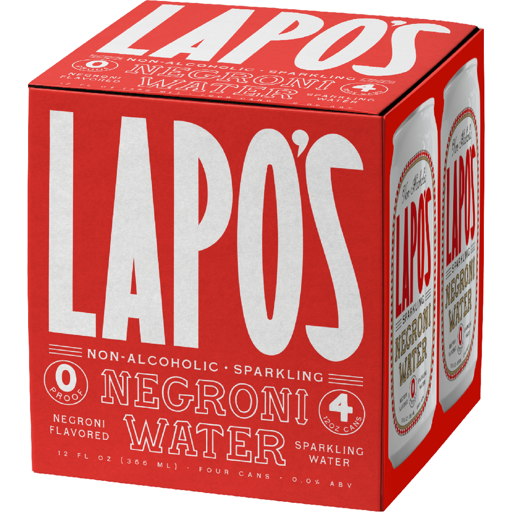 Lapo's Non-Alcoholic Sparkling Negroni Water