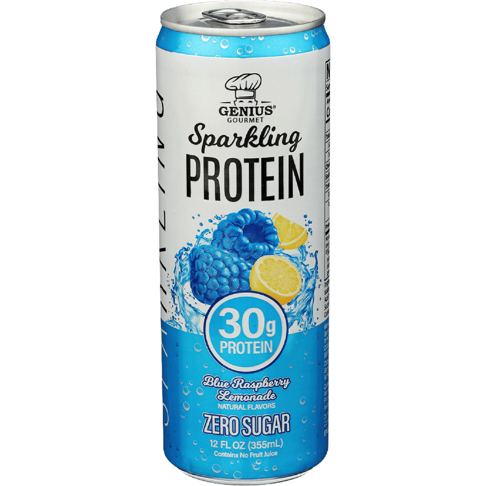 Genius Gourmet Sparkling Protein Blue Raspberry Lemonade