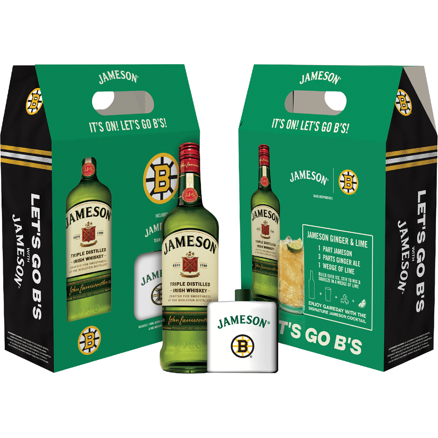 Jameson Irish Whiskey Las Vegas Knights with Branded Flask