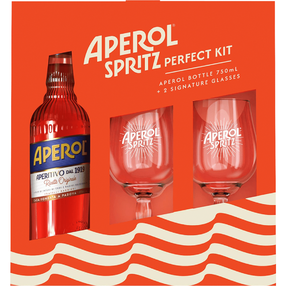 Aperol Spritz with 2 Signature Glasses