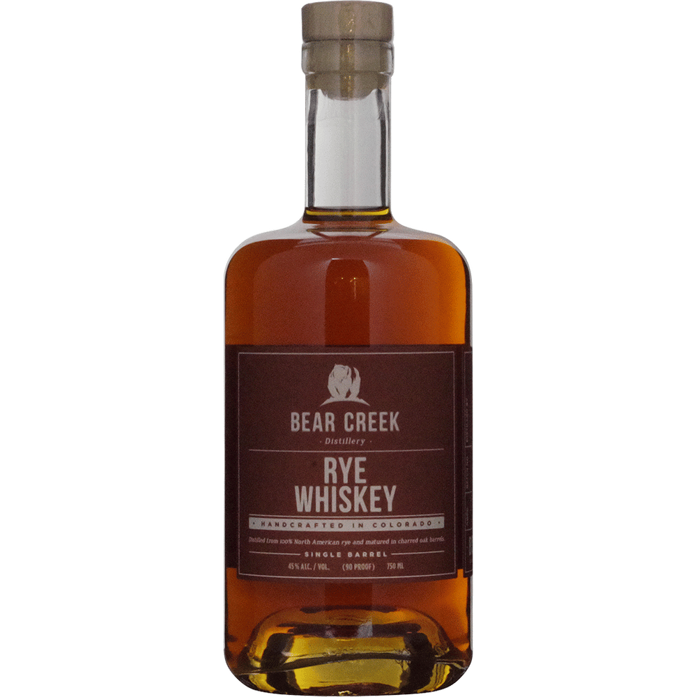 Bear Creek Rye Whiskey