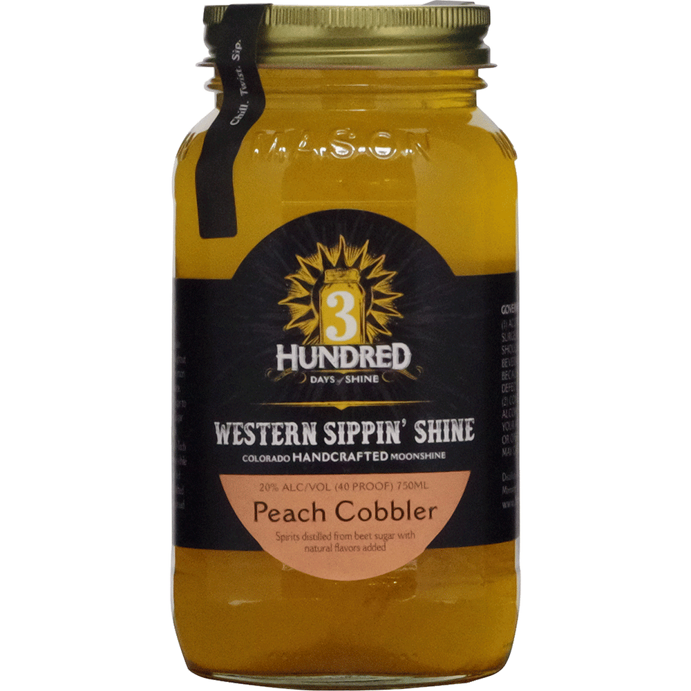 3 Hundred Days of Shine Peach Cobbler