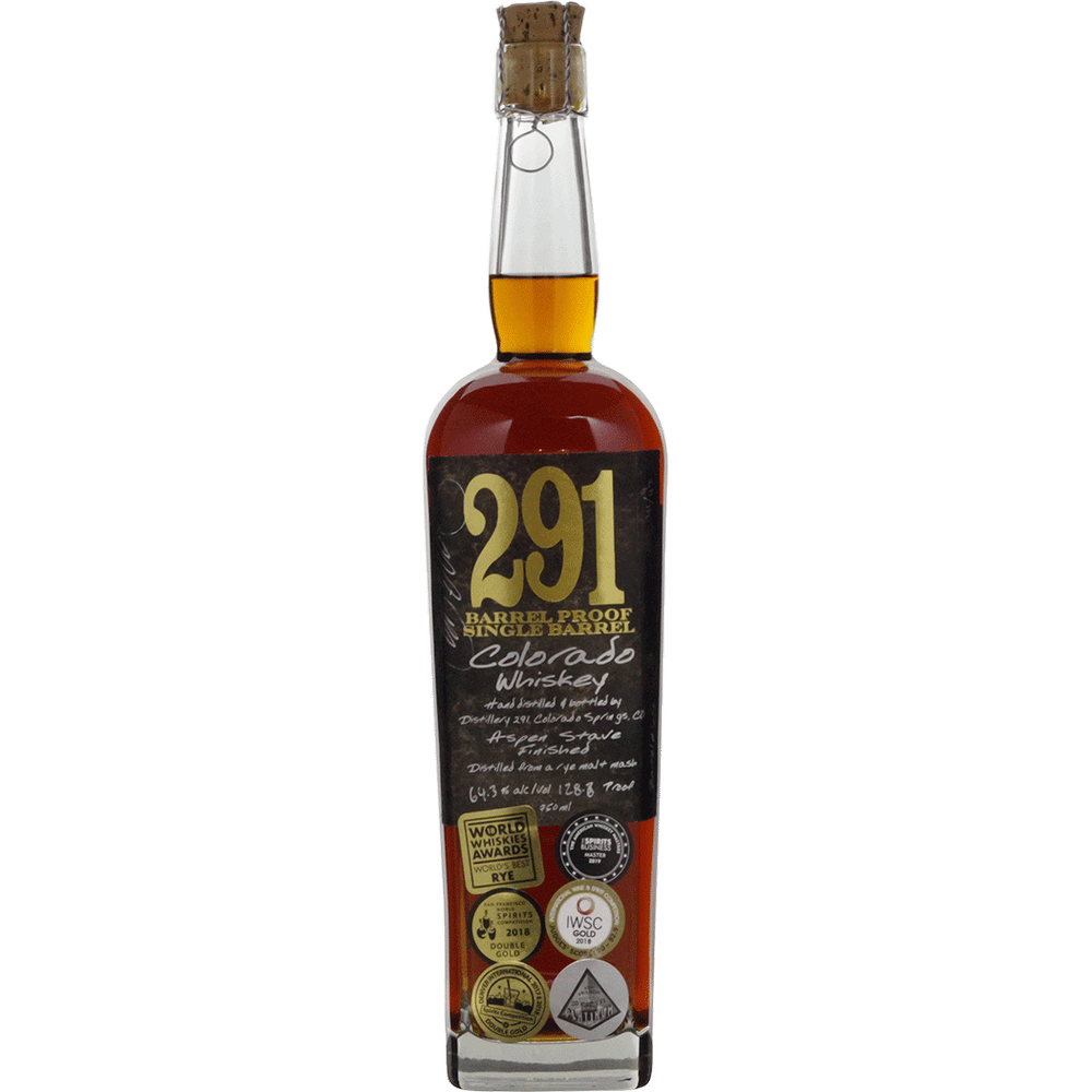 291 Barrel Proof Colorado Rye Whiskey