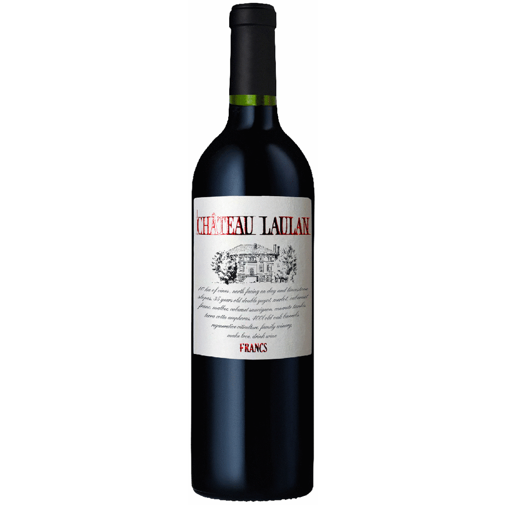 Chateau Laulan Francs Cotes de Bordeaux Vegan, 2018