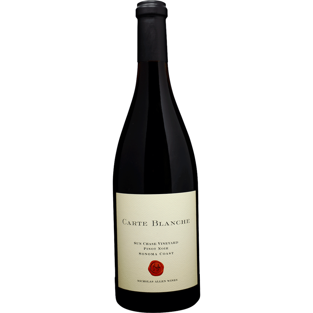 Carte Blanche Pinot Noir Sun Chase Vineyard Sonoma Coast