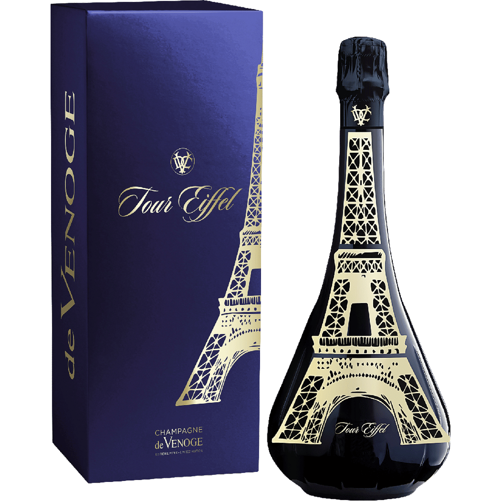 空瓶　Champagne de Venoise Tour Eiffel De Venoge Princes Tour Eiffel Champagne | Total Wine & More