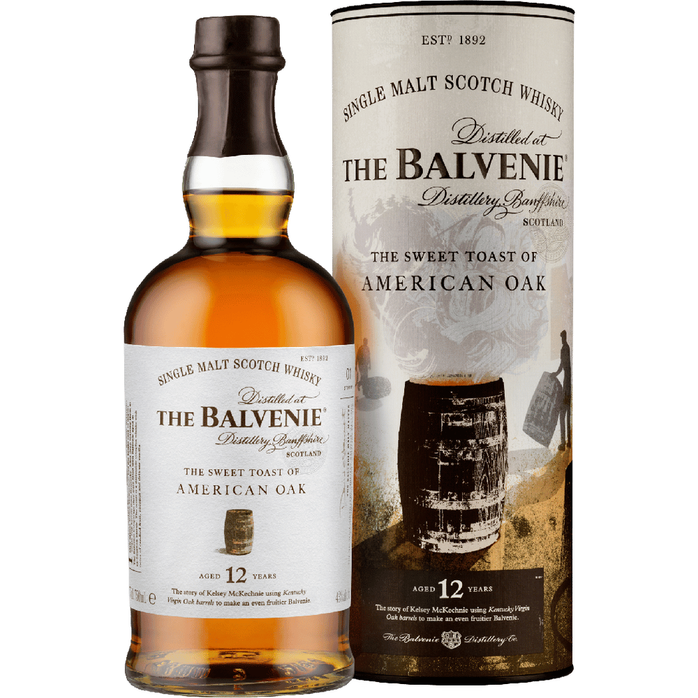 The Balvenie Sweet Toast American Oak 12Year Single Malt Scotch