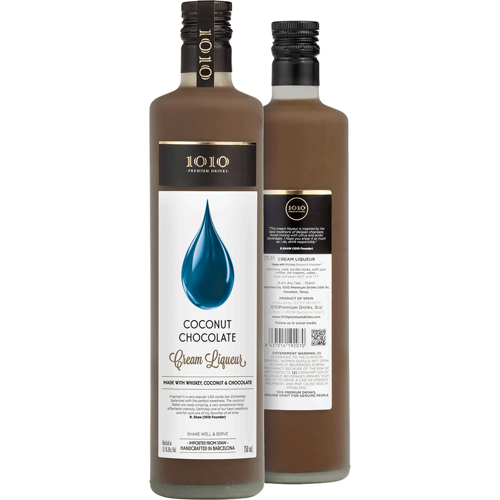 1010 Coconut & Chocolate Cream Liqueur | Total Wine & More