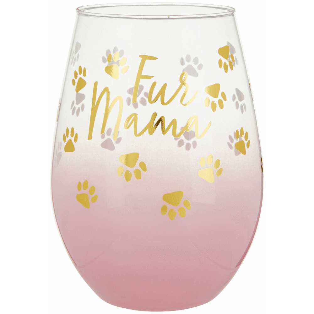 Stemless Wine - Fur Mama
