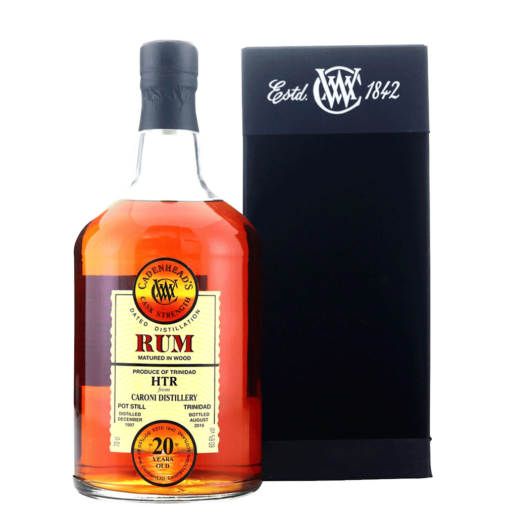 WM Cadenhead Caroni Trinidad Rum 1998 20 Yr
