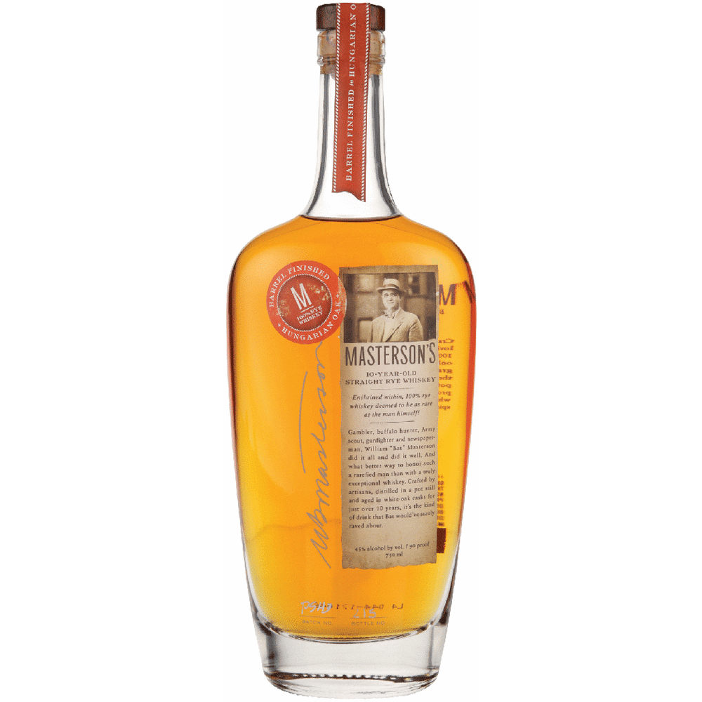 Masterson's Hungarian 10 Yr Straight Rye Whiskey