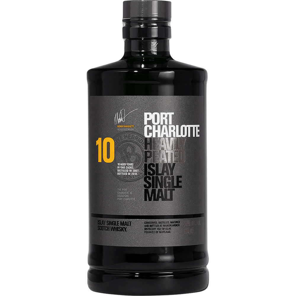 Port Charlotte 10 Heavily Peated Islay Single Malt Scotch