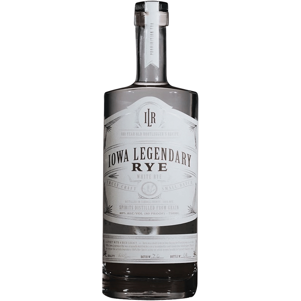 Iowa Legendary Rye White Whiskey