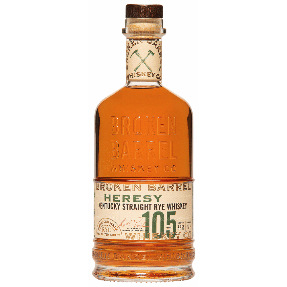 Broken Barrel Heresy Rye Whiskey