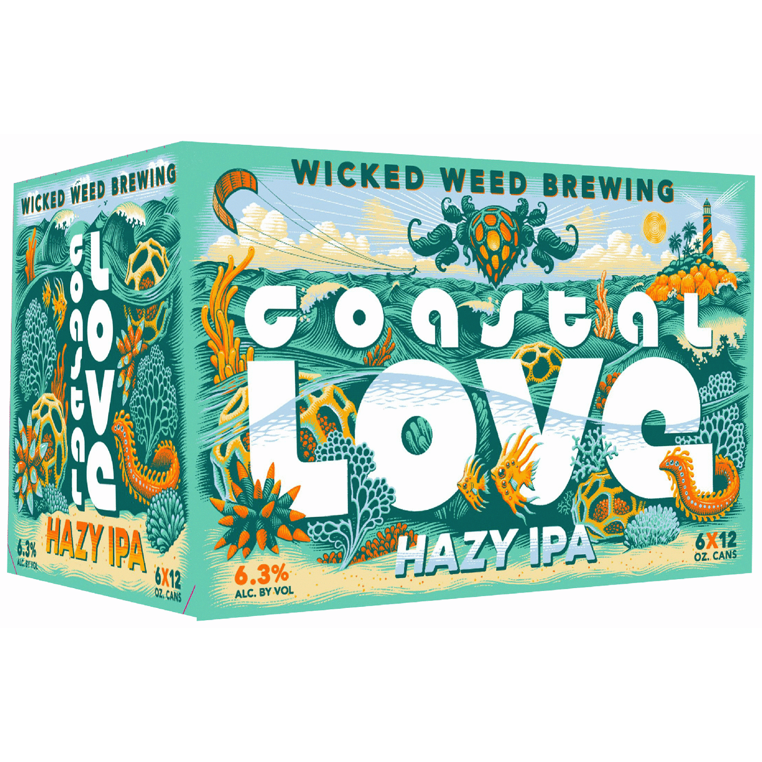 Wicked Weed Coastal Love Hazy IPA