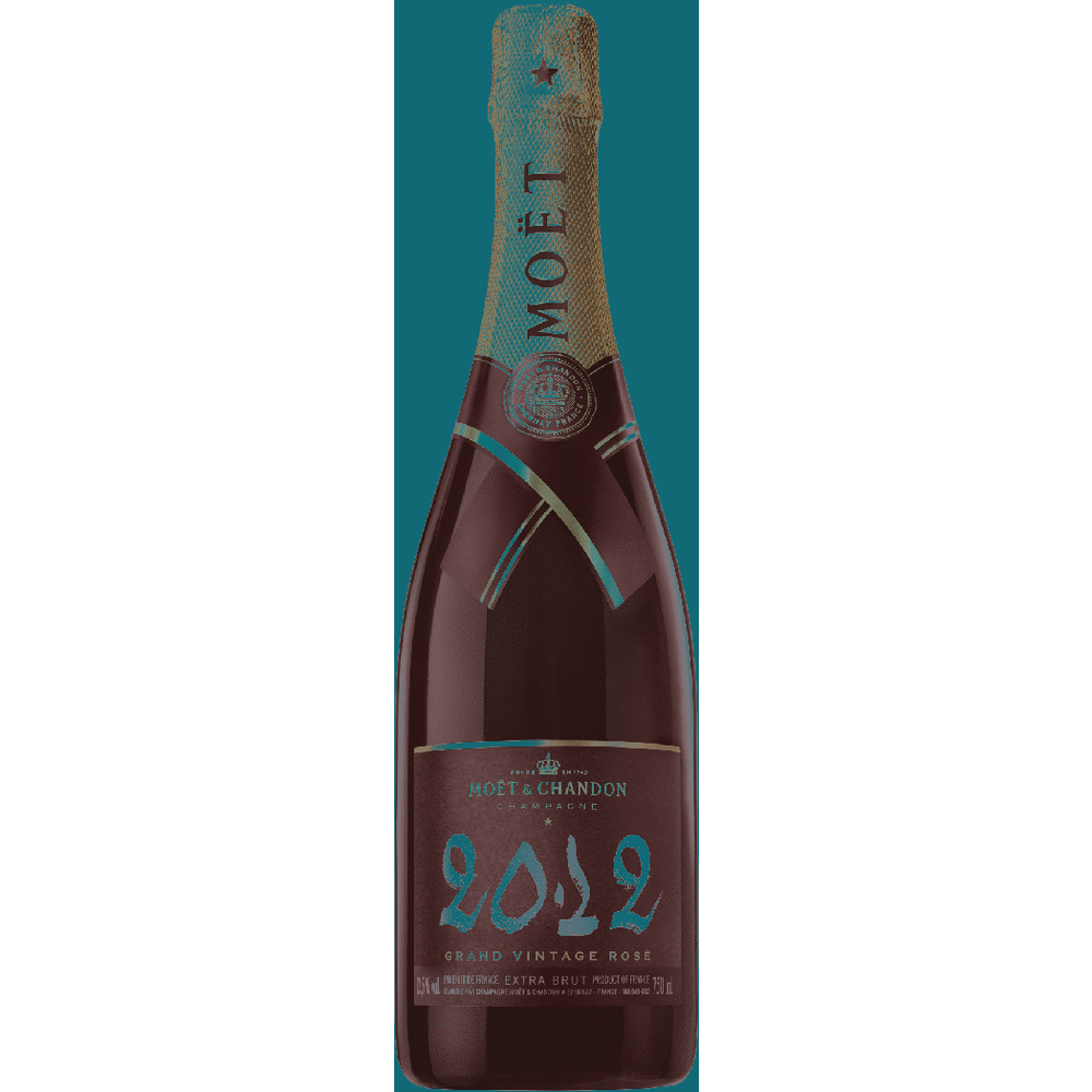 Moet & Chandon Grand Vintage Rose Chalk Label Champagne