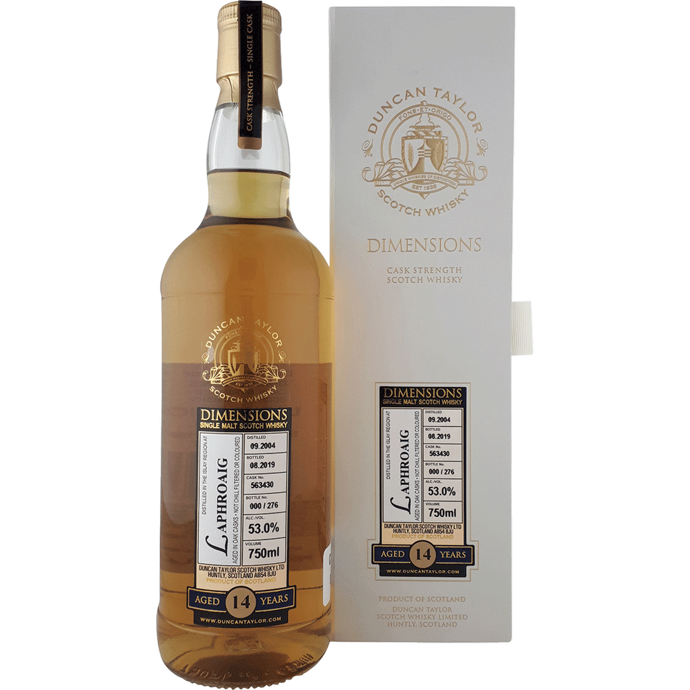 Dimensions Laphroaig 14 Yr