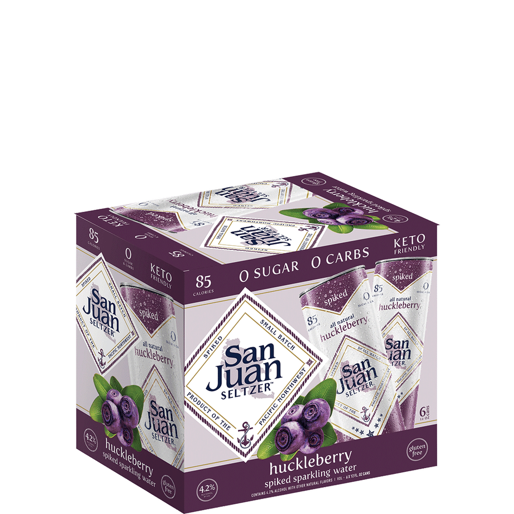 San Juan Huckleberry Seltzer
