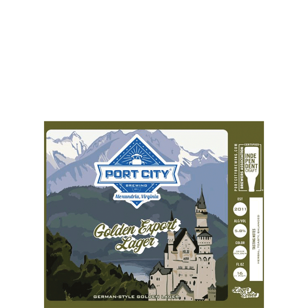 Port City Golden Export Lager