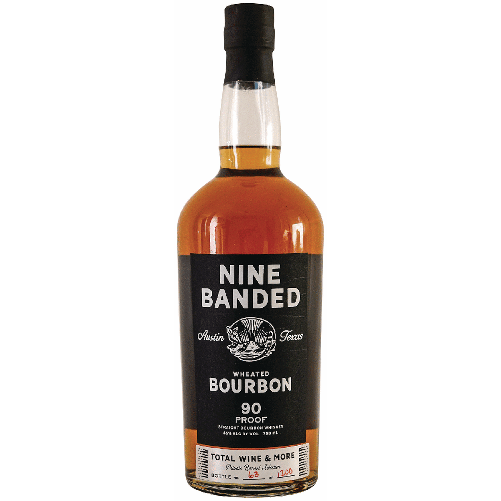 Nine Banded Wheated Bourbon Whiskey 90 Proof Barrel Select