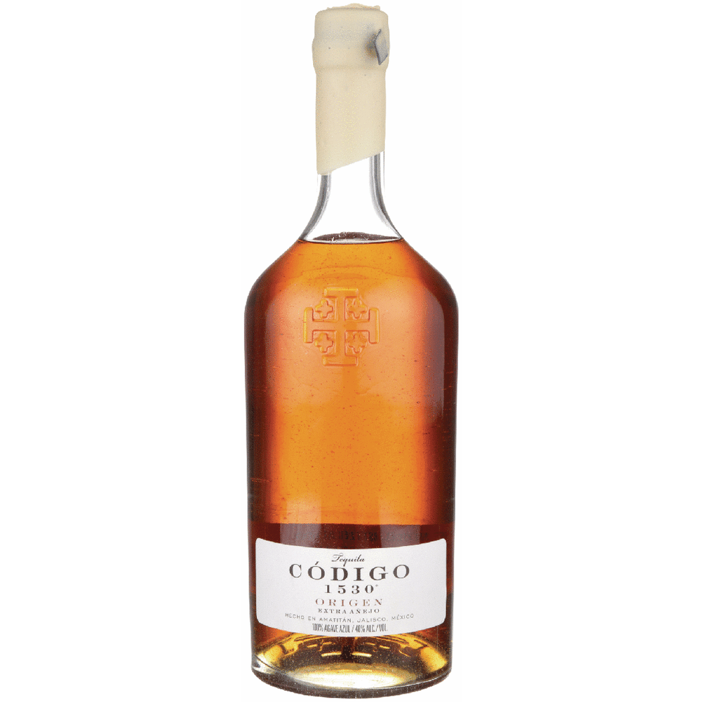 Codigo 1530 12 Yr Extra Anejo with Glasses
