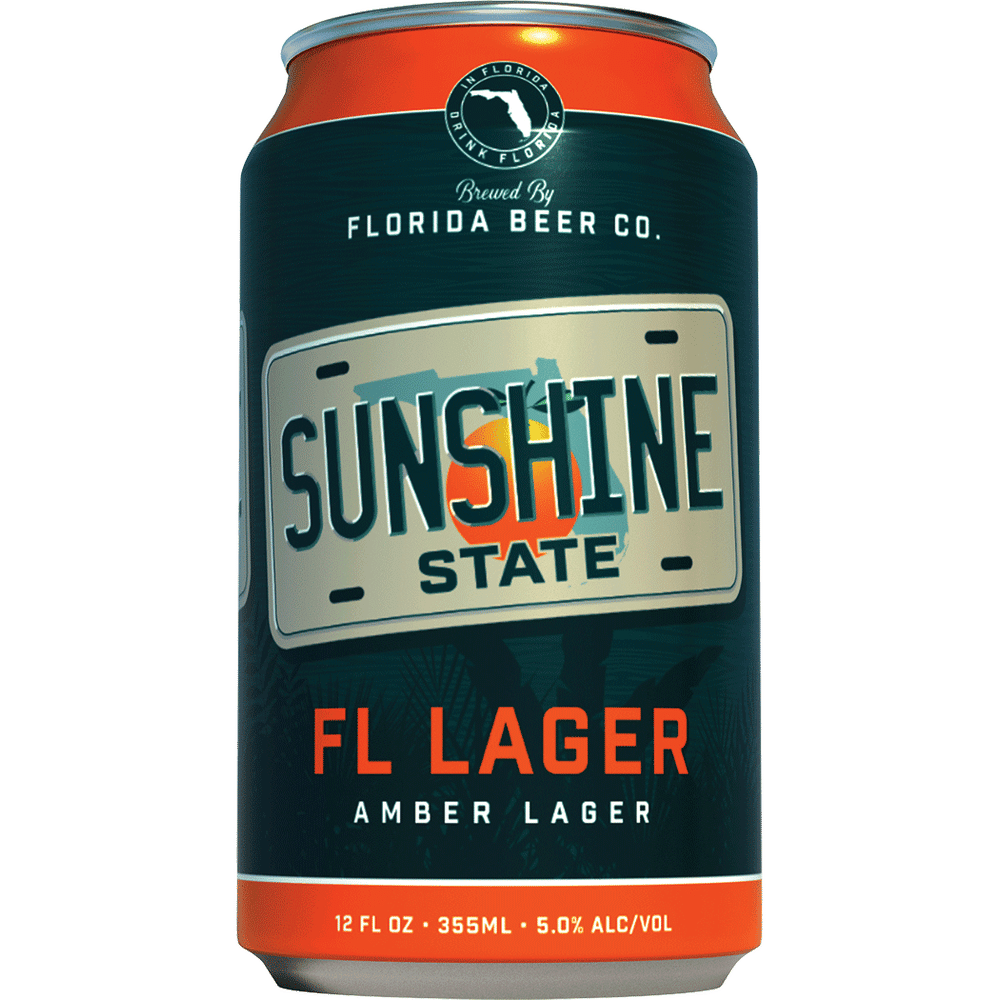 Florida Beer Sunshine State Florida Lager