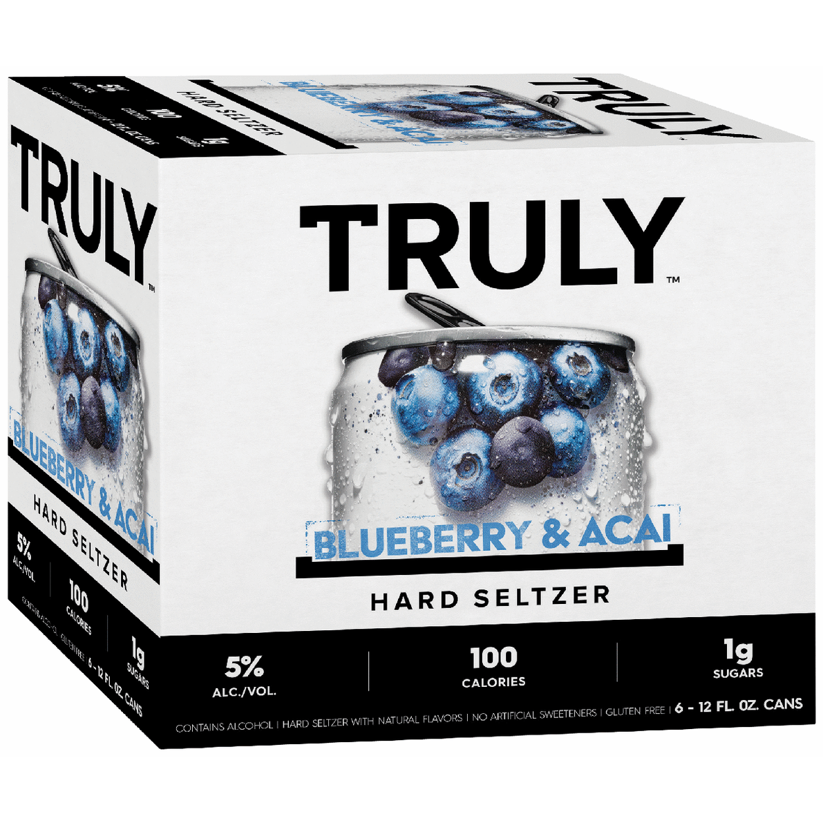 TRULY Blueberry Acai Hard Seltzer