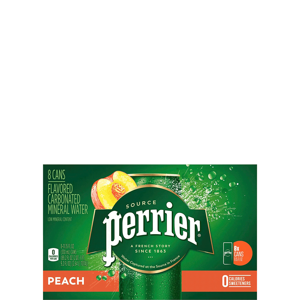Perrier Slim Can - Peach