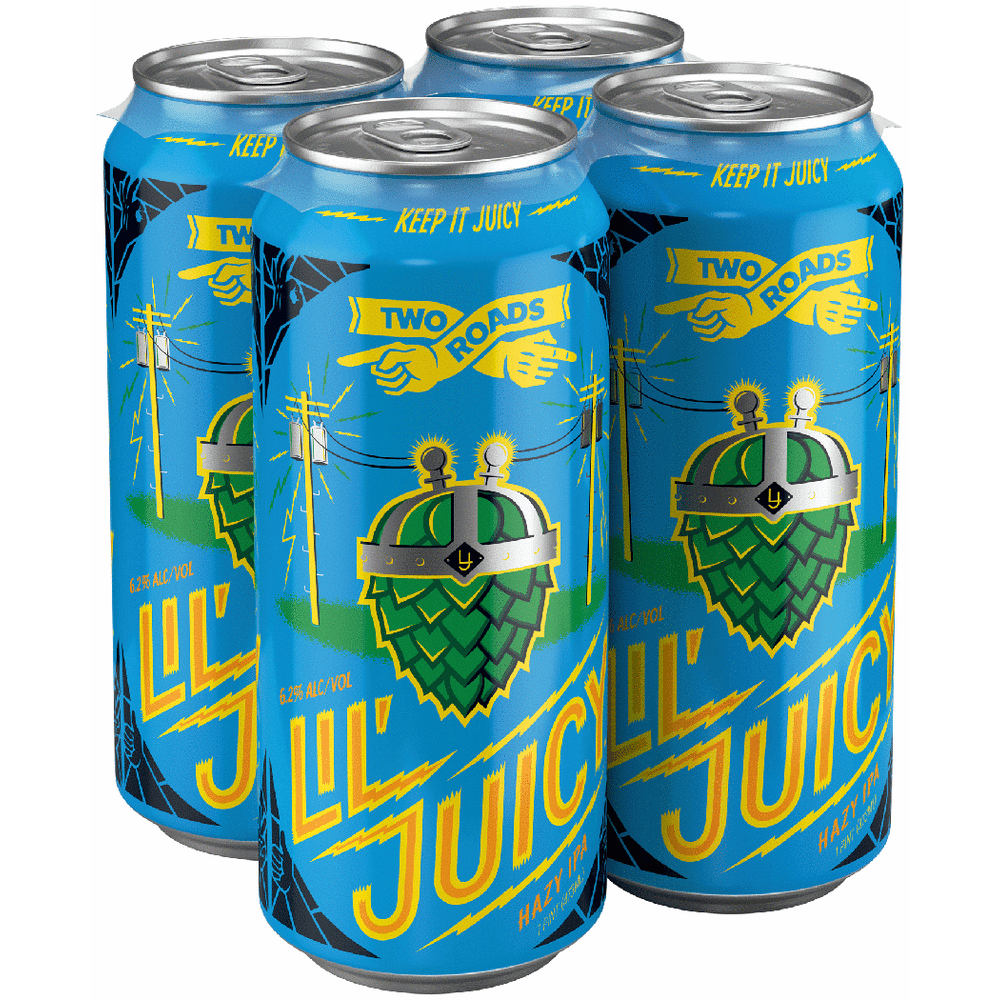 Two Roads Lil' Juicy Double Dry Hopped New England IPA