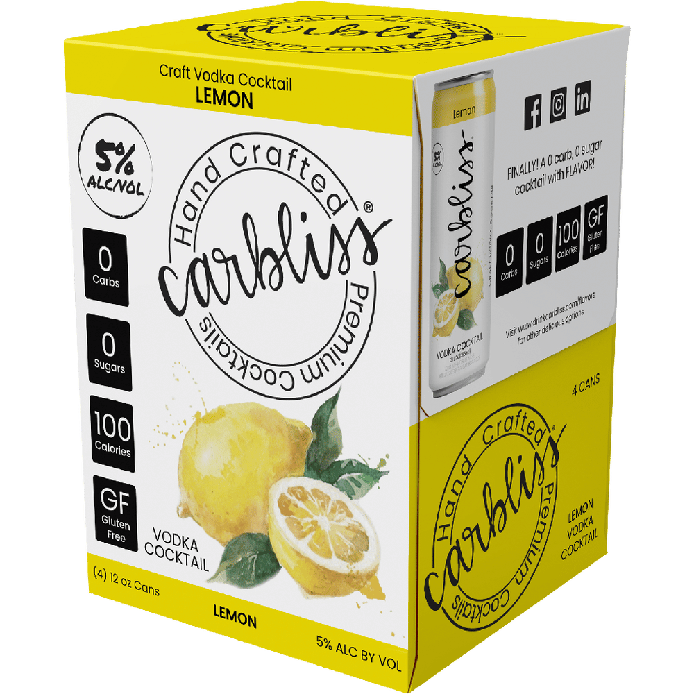 Carbliss Vodka Lemon