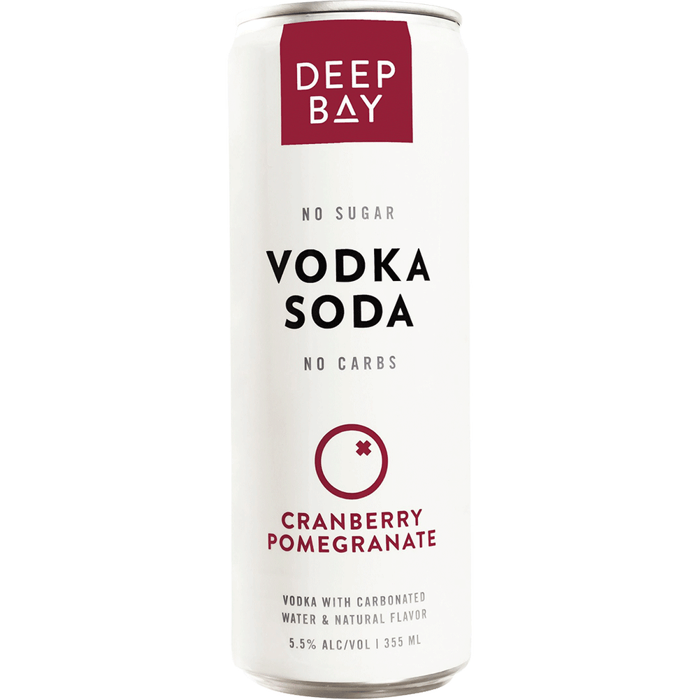 Deep Bay Cranberry Pomegranate Vodka Soda