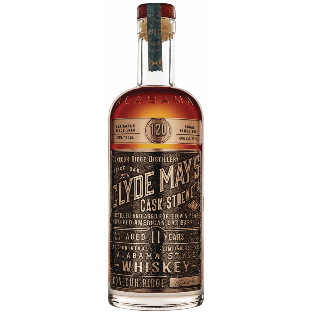 Clyde May's 11 Year Alabama Style Cask Strength Whiskey