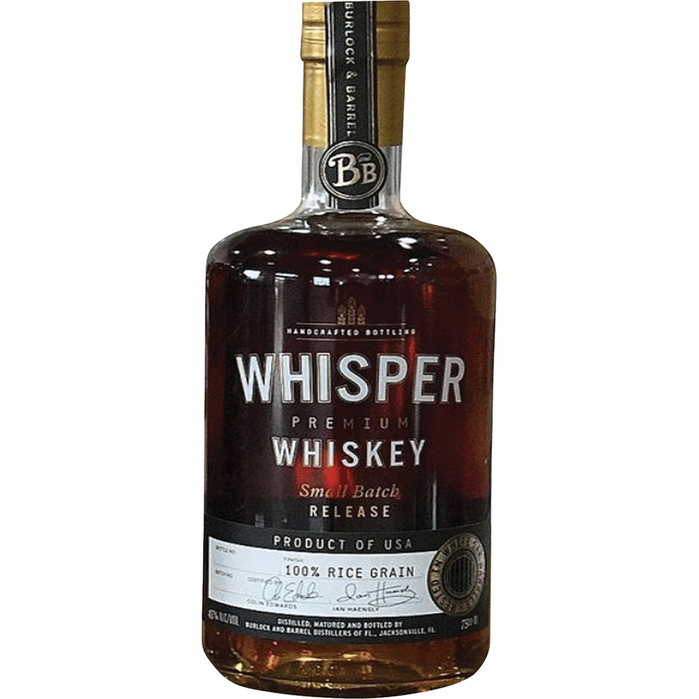 Burlock & Barrel Whisper Whiskey