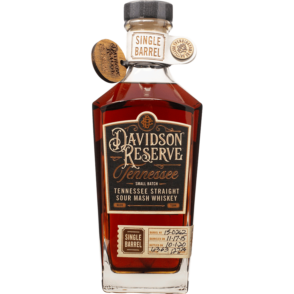Davidson Reserve Tennessee Straight Whiskey Single Barrel Select