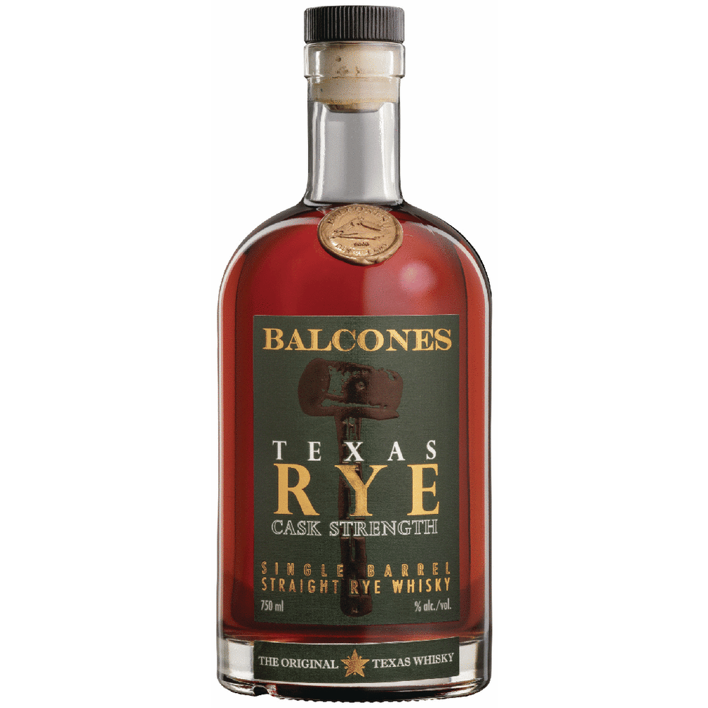Balcones Texas Rye Cask Strength Barrel Select