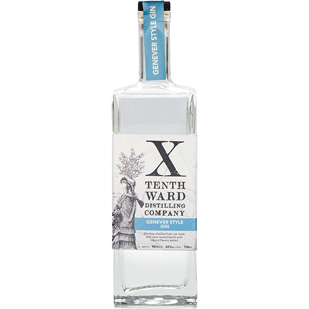 X Tenth Ward Genever Style Gin