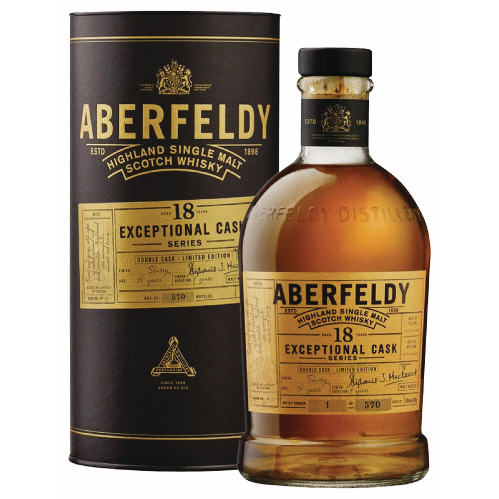 Aberfeldy 18 Yr Exceptional Cask Single Malt Scotch Whisky | Total