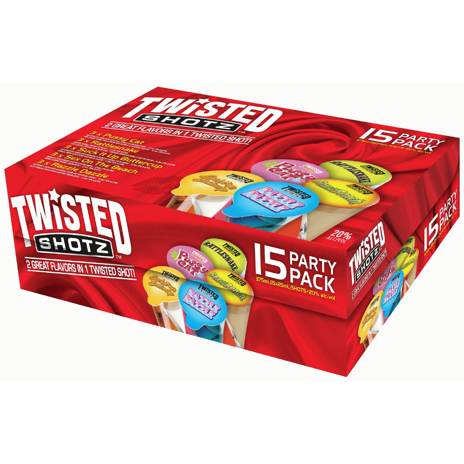 Twisted Shotz Red Party Pack