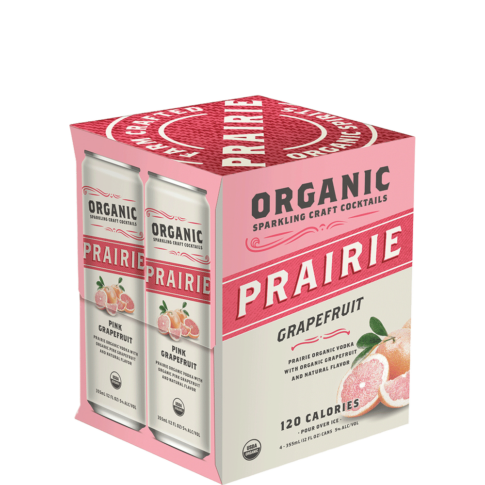 Prairie Organic Sparkling Grapefruit Craft Cocktail