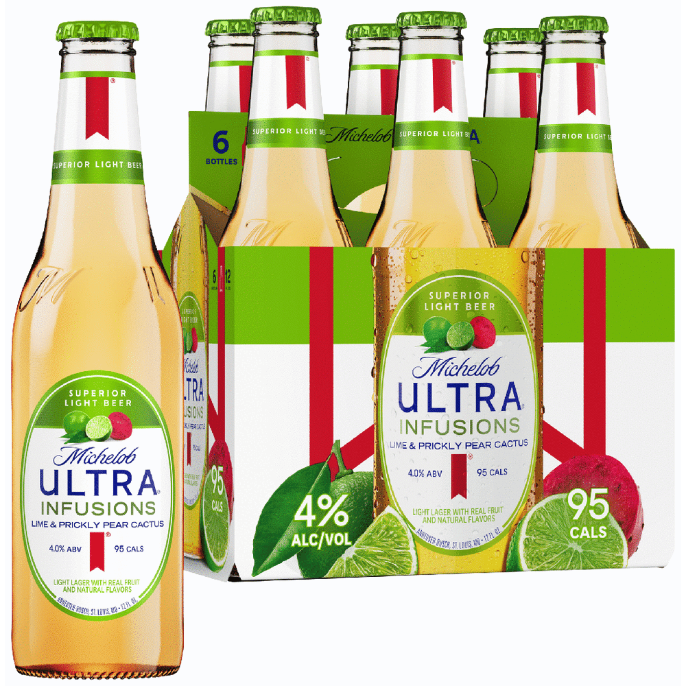 Michelob Ultra Infusions Lime and Prickly Pear Cactus