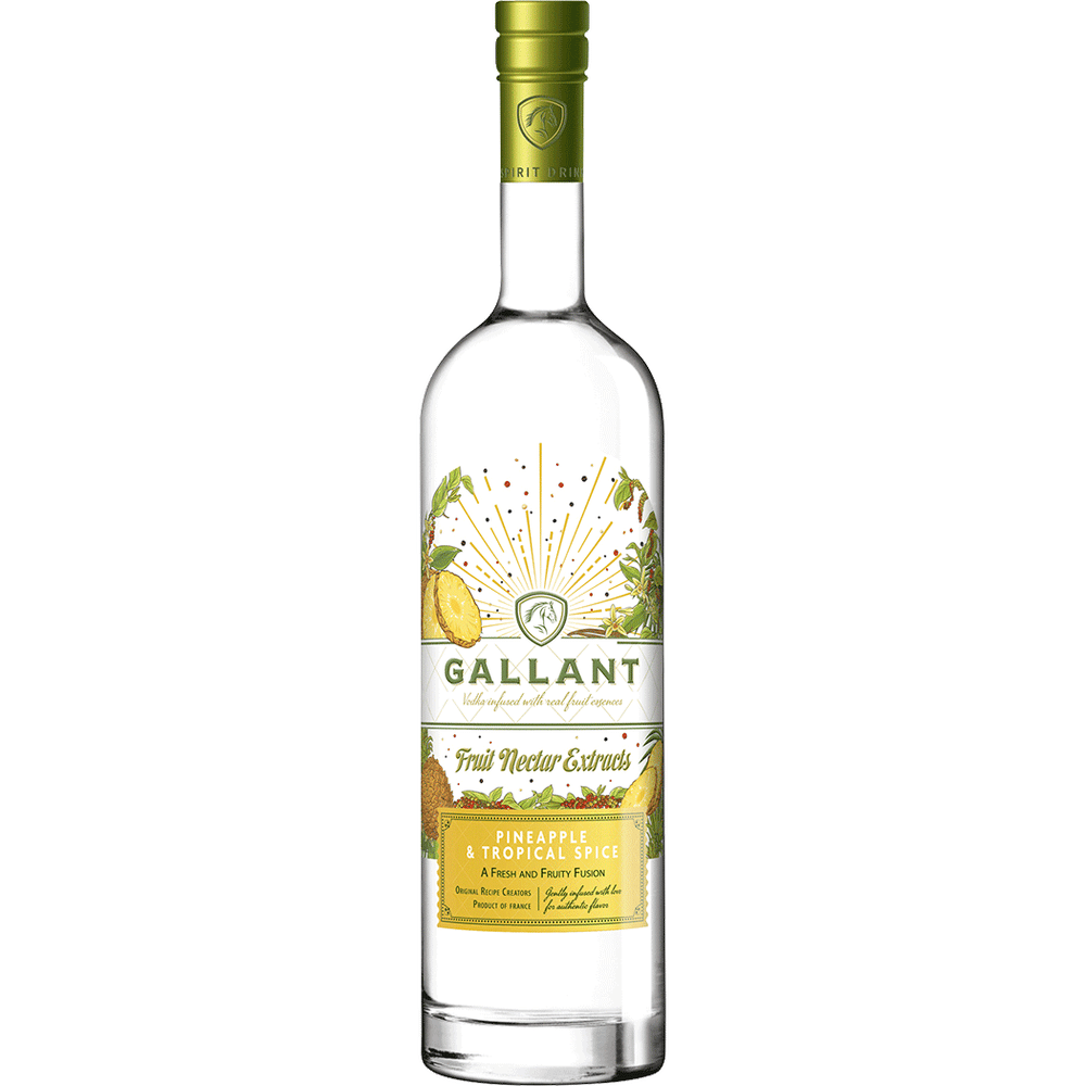 Gallant Pineapple and Tropical Spice Nectar Extracts Vodka