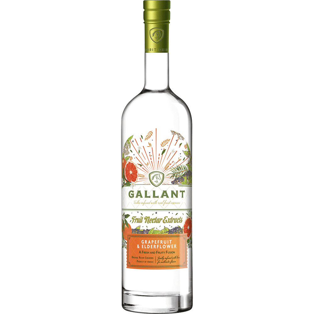 Gallant Grapefruit and Elderflower Nectar Extracts Vodka