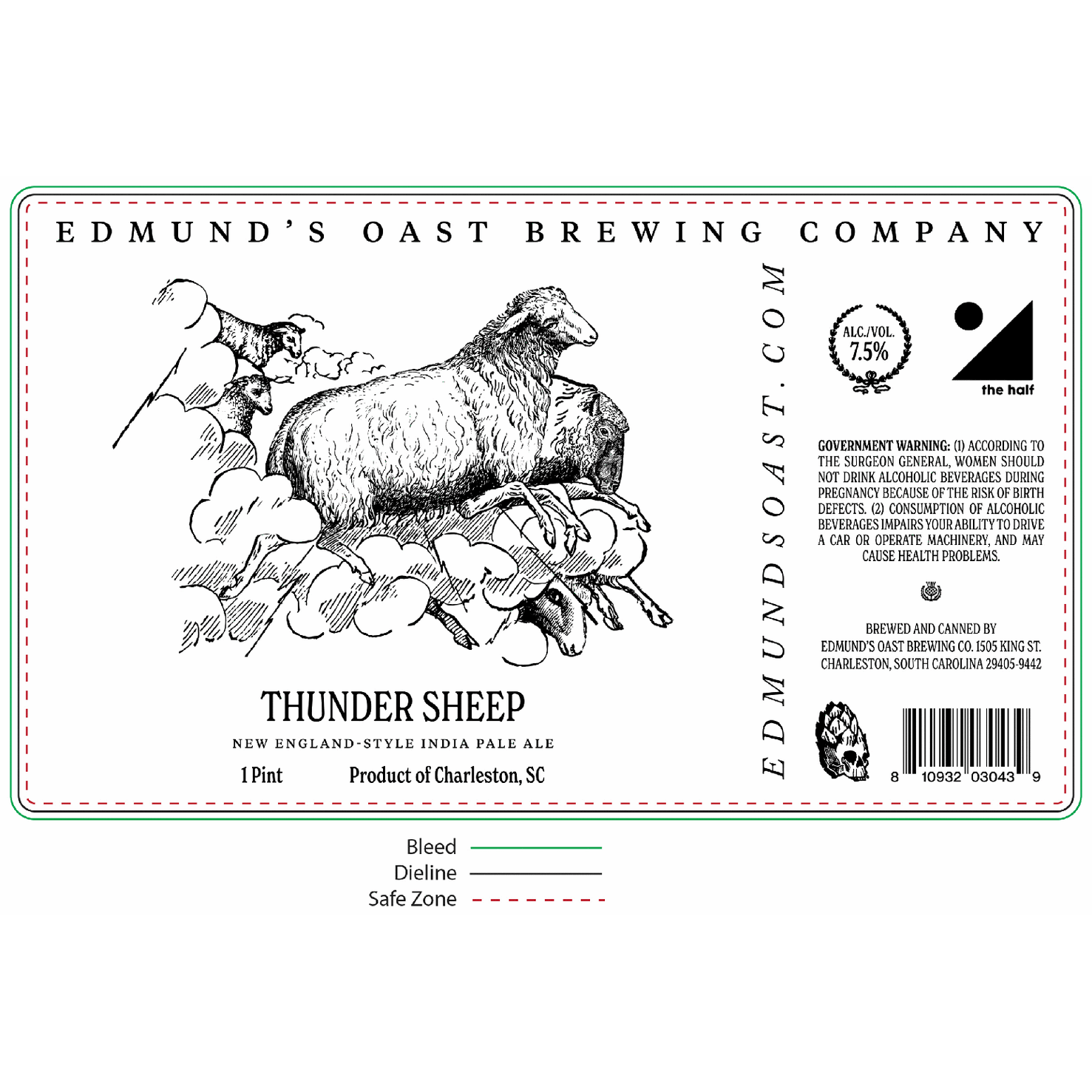 Edmund's Oast Thunder Sheep