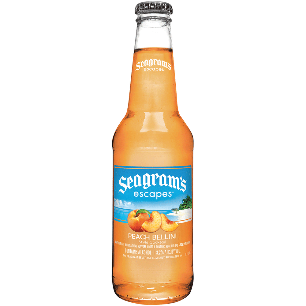 Seagrams Escapes Peach Bellini