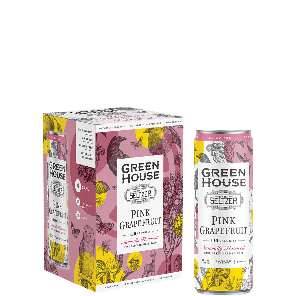 Greenhouse Pink Grapefruit Hard Seltzer