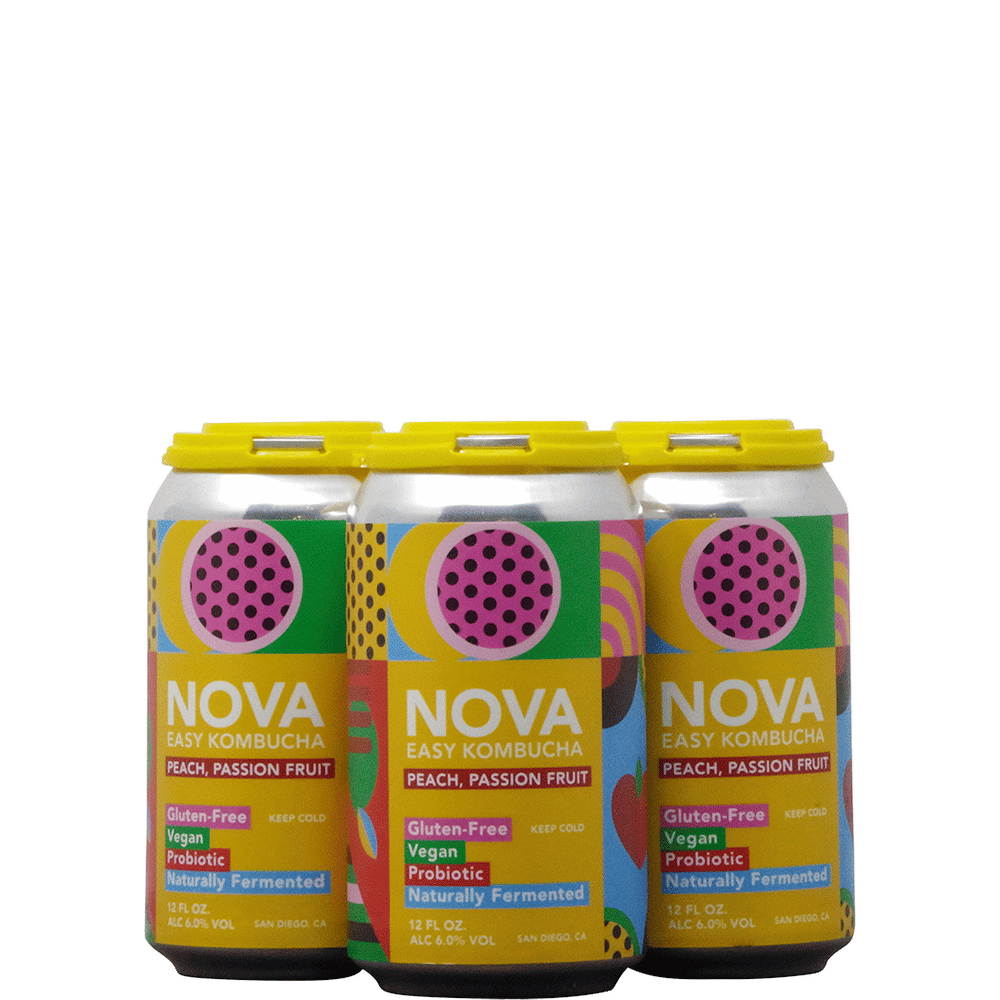 Nova Easy Kombucha Peach & Passionfruit